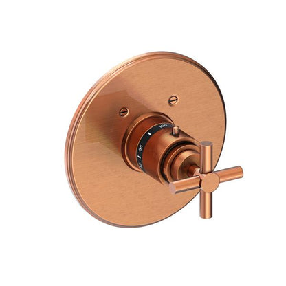 Newport Brass - East Linear 3/4 Inch Round Thermostatic Trim Plate with Handle