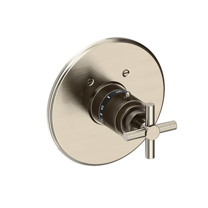Newport Brass - East Linear 3/4 Inch Round Thermostatic Trim Plate with Handle
