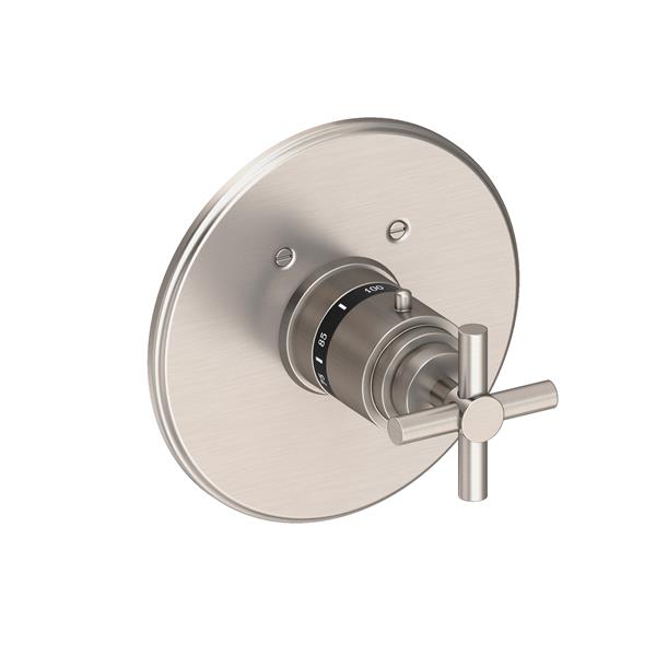 Newport Brass - East Linear 3/4 Inch Round Thermostatic Trim Plate with Handle