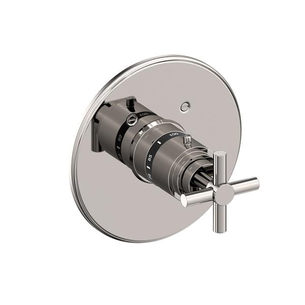 Newport Brass - East Linear 3/4 Inch Round Thermostatic Trim Plate with Handle
