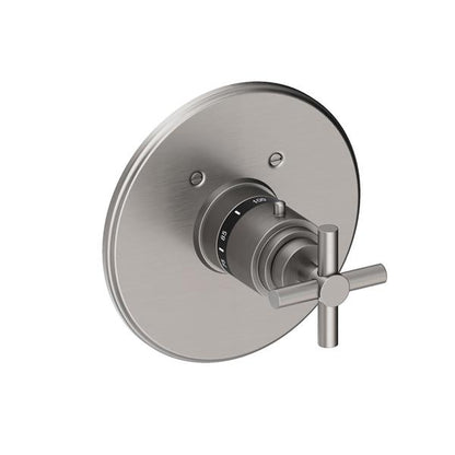 Newport Brass - East Linear 3/4 Inch Round Thermostatic Trim Plate with Handle