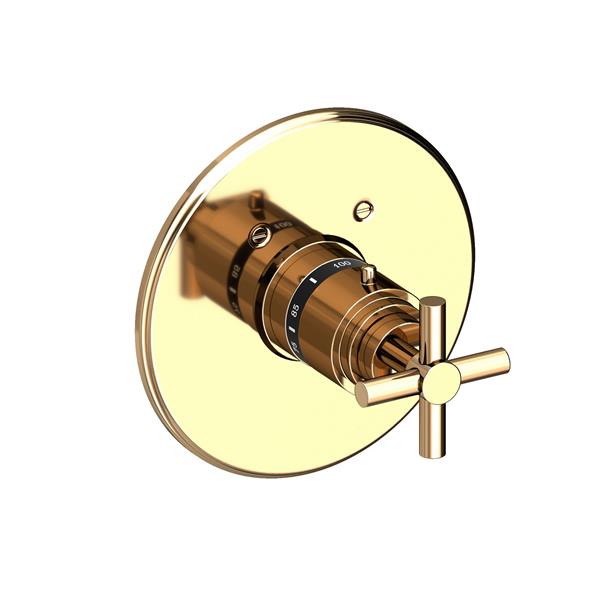 Newport Brass - East Linear 3/4 Inch Round Thermostatic Trim Plate with Handle