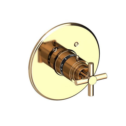 Newport Brass - East Linear 3/4 Inch Round Thermostatic Trim Plate with Handle