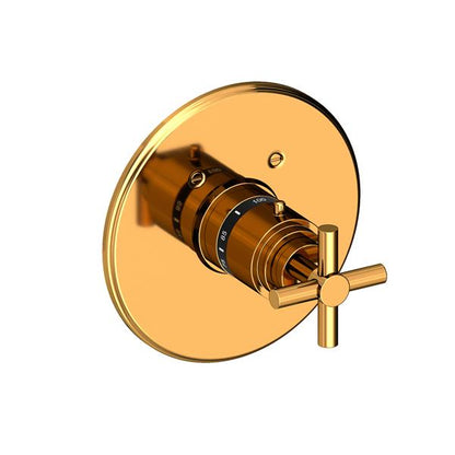 Newport Brass - East Linear 3/4 Inch Round Thermostatic Trim Plate with Handle