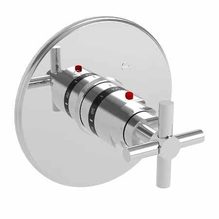 Newport Brass - East Linear 3/4 Inch Round Thermostatic Trim Plate with Handle