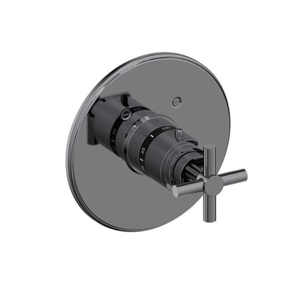 Newport Brass - East Linear 3/4 Inch Round Thermostatic Trim Plate with Handle