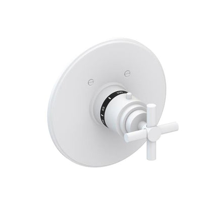 Newport Brass - East Linear 3/4 Inch Round Thermostatic Trim Plate with Handle