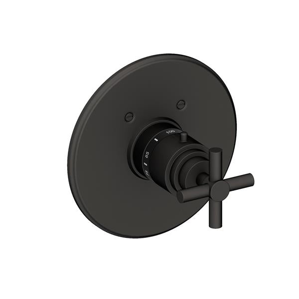 Newport Brass - East Linear 3/4 Inch Round Thermostatic Trim Plate with Handle