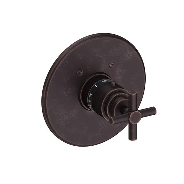 Newport Brass - East Linear 3/4 Inch Round Thermostatic Trim Plate with Handle