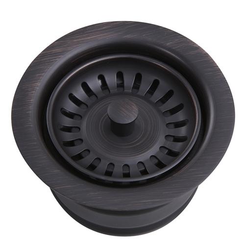 Nantucket Sinks - Sink 3.5 Inch Extended Flange Disposal Kitchen Drain Brushed Oil Rubbed Bronze