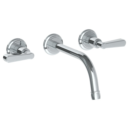 Watermark - Anika Wall Mounted 3 Hole Lavatory Set With 8 1/8 Inch CTC Spout