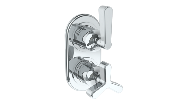 Watermark - Anika Wall Mounted Mini Thermostatic Shower Trim 3 1/2 x 6 1/4 Inch.