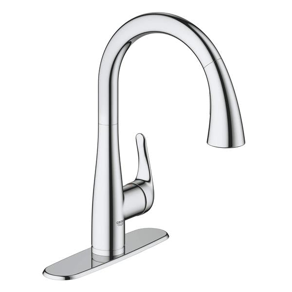 Grohe - Single-Handle Pull Down Kitchen Faucet Dual Spray 1.75 GPM (6.6 L/min)