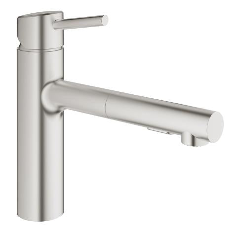 Grohe - Concetto Single-Handle Pull-Out Kitchen Faucet Dual Spray 1.5 GPM