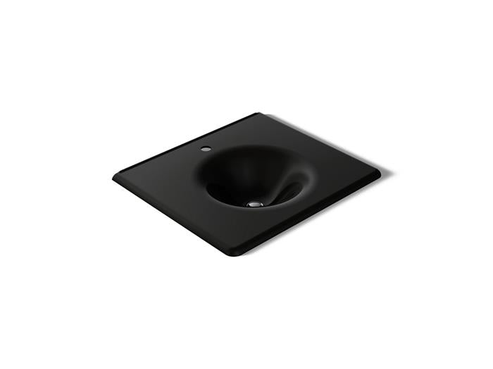 Kohler - Iron/Impressions 25 Inch Enameled Cast Iron Vanity Top With Integrated Round Sink - Single Hole