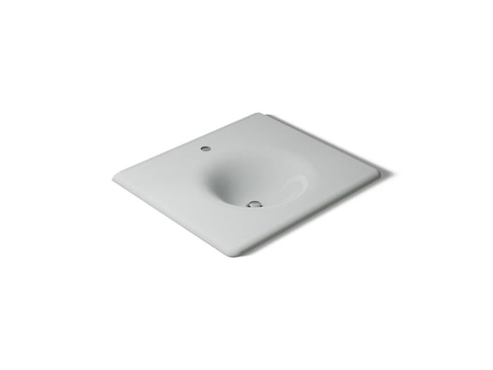 Kohler - Iron/Impressions 25 Inch Enameled Cast Iron Vanity Top With Integrated Round Sink - Single Hole