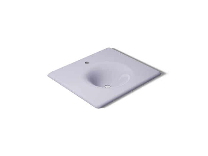 Kohler - Iron/Impressions 25 Inch Enameled Cast Iron Vanity Top With Integrated Round Sink - Single Hole