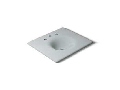 Kohler - Iron/Impressions 25 Inch Enameled Cast Iron Vanity Top With Integrated Round Sink - 8Cc Holes