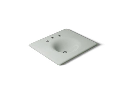 Kohler - Iron/Impressions 25 Inch Enameled Cast Iron Vanity Top With Integrated Round Sink - 8Cc Holes