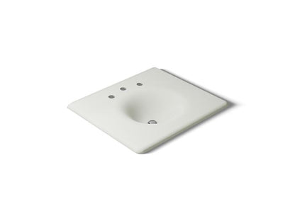 Kohler - Iron/Impressions 25 Inch Enameled Cast Iron Vanity Top With Integrated Round Sink - 8Cc Holes