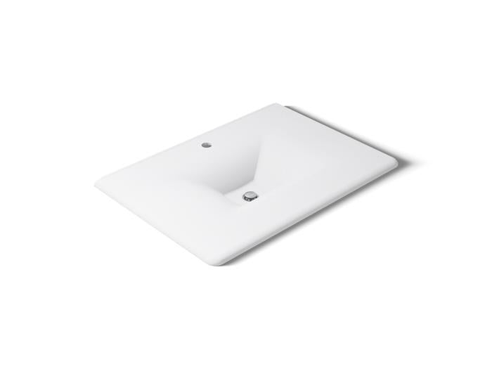Kohler - Iron/Impressions 31 Inch Enameled Cast Iron Vanity Top With Integrated Rectangular Sink - Single Hole