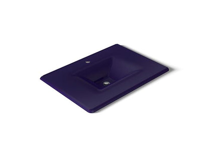 Kohler - Iron/Impressions 31 Inch Enameled Cast Iron Vanity Top With Integrated Rectangular Sink - Single Hole
