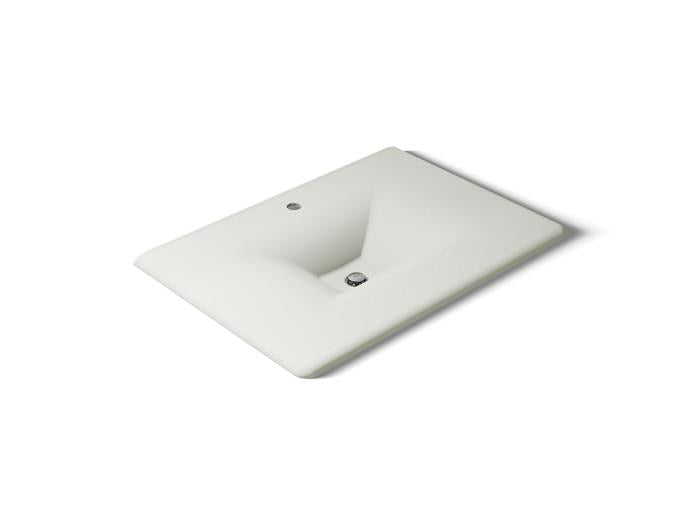 Kohler - Iron/Impressions 31 Inch Enameled Cast Iron Vanity Top With Integrated Rectangular Sink - Single Hole