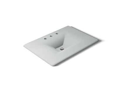 Kohler - Iron/Impressions 31 Inch Enameled Cast Iron Vanity Top With Integrated Rectangular Sink - 8Cc Holes