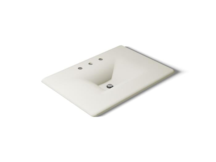 Kohler - Iron/Impressions 31 Inch Enameled Cast Iron Vanity Top With Integrated Rectangular Sink - 8Cc Holes
