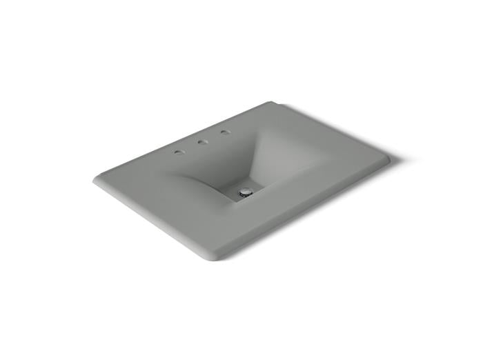 Kohler - Iron/Impressions 31 Inch Enameled Cast Iron Vanity Top With Integrated Rectangular Sink - 8Cc Holes