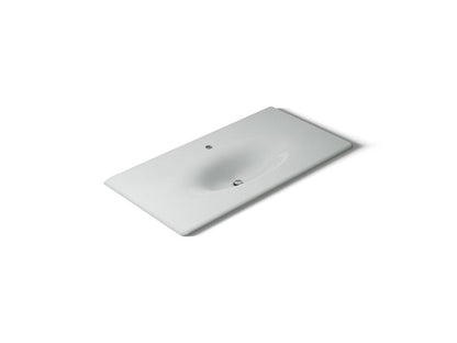 Kohler - Iron/Impressions 43 Inch Enameled Cast Iron Vanity Top With Integrated Oval Sink - Single Hole