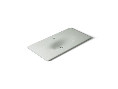 Kohler - Iron/Impressions 43 Inch Enameled Cast Iron Vanity Top With Integrated Oval Sink - Single Hole