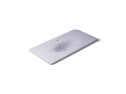 Kohler - Iron/Impressions 43 Inch Enameled Cast Iron Vanity Top With Integrated Oval Sink - Single Hole