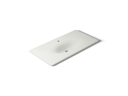 Kohler - Iron/Impressions 43 Inch Enameled Cast Iron Vanity Top With Integrated Oval Sink - Single Hole