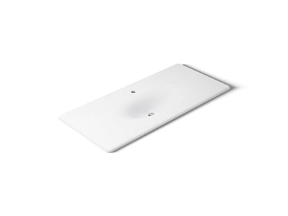 Kohler - Iron/Impressions 49 Inch Enameled Cast Iron Vanity Top With Integrated Oval Sink - Single Hole