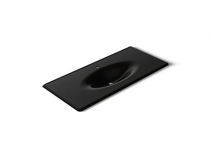 Kohler - Iron/Impressions 49 Inch Enameled Cast Iron Vanity Top With Integrated Oval Sink - Single Hole