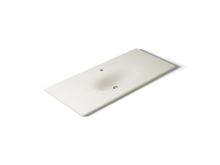 Kohler - Iron/Impressions 49 Inch Enameled Cast Iron Vanity Top With Integrated Oval Sink - Single Hole