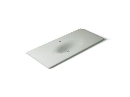 Kohler - Iron/Impressions 49 Inch Enameled Cast Iron Vanity Top With Integrated Oval Sink - Single Hole