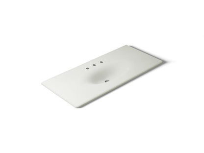 Kohler - Iron/Impressions 49 Inch Enameled Cast Iron Vanity Top With Integrated Oval Sink - 8Cc Holes