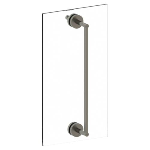 Watermark - Brooklyn 24 Inch shower door pull with knob/ glass mount towel bar with hook