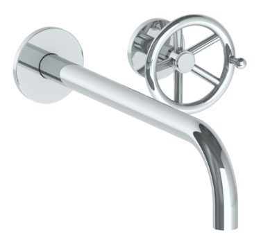 Watermark - Brooklyn Wall Mounted 2 Hole Lavatory Set with 11 7/8 Inch Spout