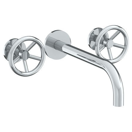 Watermark - Brooklyn Wall Mounted 3 Hole Lavatory Set With 11 7/8 Inch Spout