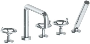 Watermark - Brooklyn Deck Mounted 5 Hole Bath Set