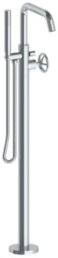 Watermark - Brooklyn Single Hole Floor Standing Bath Set with Hand Shower