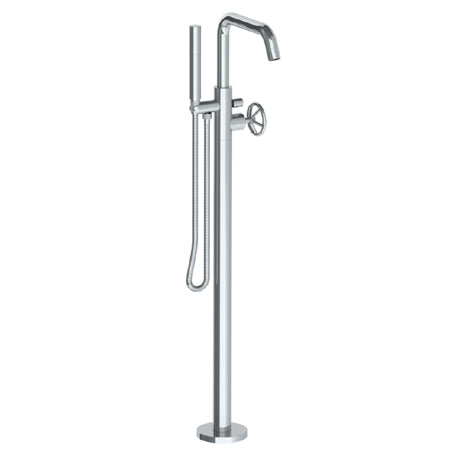 Watermark - Brooklyn Single Hole Floor Standing Bath Set With Hand Shower