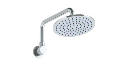 Watermark - Brooklyn Wall Mounted Shower Head, 8 Inch dia, with 12.5 Inch Arm and Flange