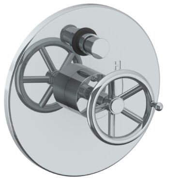 Watermark - Brooklyn Wall Mounted Pressure Balance Shower Trim with Diverter, 7 Inch dia.
