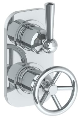 Watermark - Brooklyn Wall Mounted Mini Thermostatic Shower Trim 3 1/2 x 6 1/4 Inch