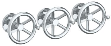 Watermark - Brooklyn Wall Mounted 3-Valve Shower Trim