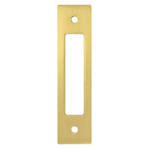 Berenson - Statler 96mm CC Modern Brushed Gold Cutout Backplate